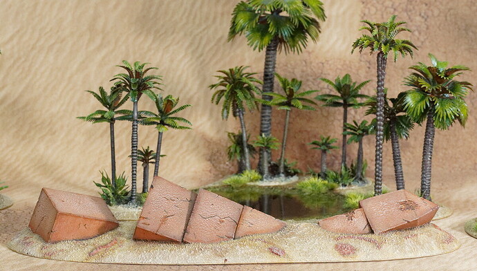 Desert Ruins and Oasis portrait 2