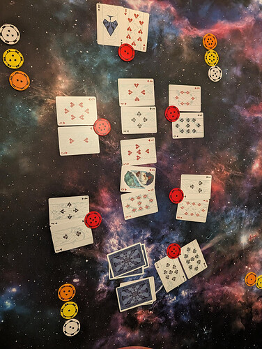 Our last hand of The Gang did well