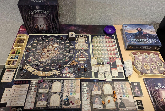 Septima with Full-game Solo Setup. Also: Mistborn